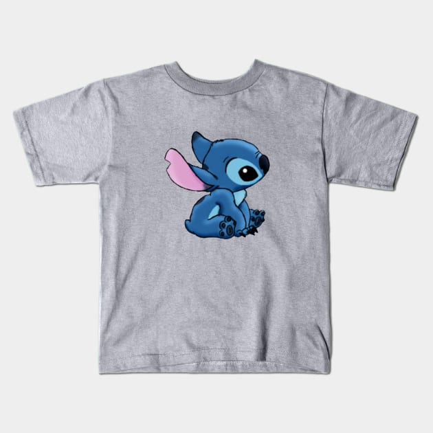 Stitch Kids T-Shirt by HelpfulAngelAngel